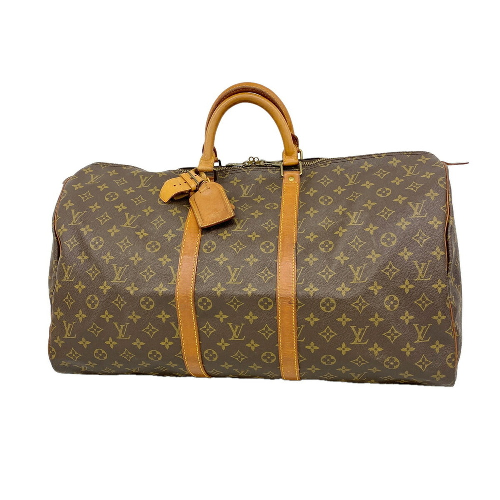 Louis Vuitton Bags - Boston Monogram Keepall 55 M41424 Brown Men's & Women's